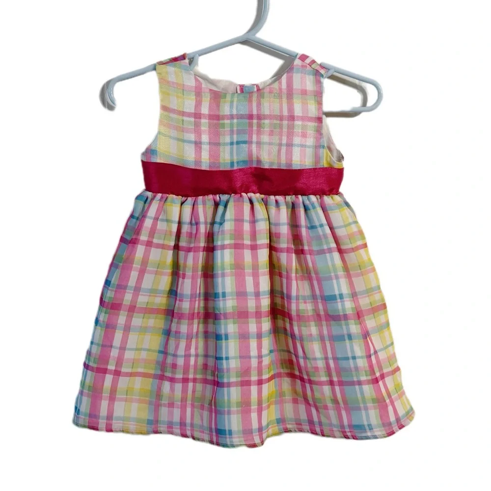 Colorful Plaid Baby‎ Dress